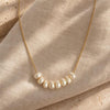 Gold-Tone Pearl Necklace